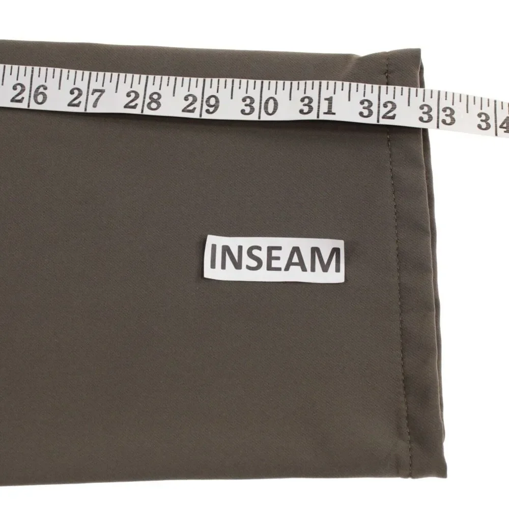 Meyer NWT Chinos / Casual Pants Size 50 34 US Solid Brownish Green Cotton Blend - Picture 9 of 11